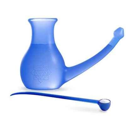 Zestaw do czyszczenia zatok NoseBuddy - Neti niebieski