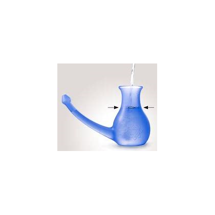 Zestaw do czyszczenia zatok NoseBuddy - Neti niebieski